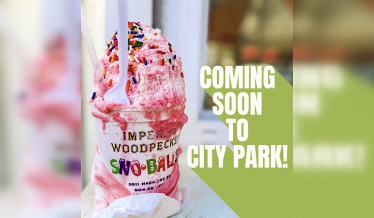 Imperial Woodpecker Sno-Balls Rolls Into City Park With New Bloom Ball Flavor