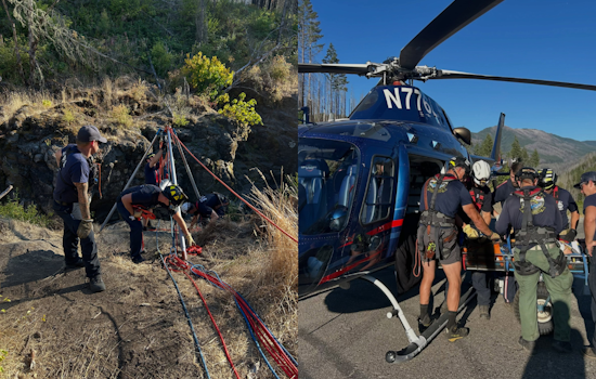 Injured Swimmer Hauled Up Molalla River Cliff, Flown to Portland Trauma Center