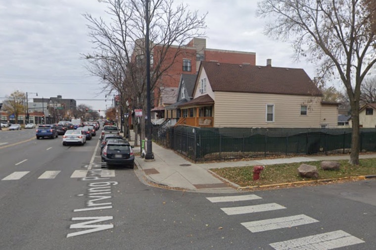Irving Park Corner Lot Trades Commercial Zoning for New Three-Flat Rentals