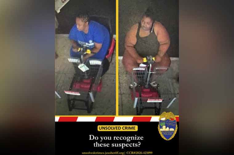 Jacksonville Police Hunt Pair Who Distracted Greeter to Swipe $1,500 in Goods