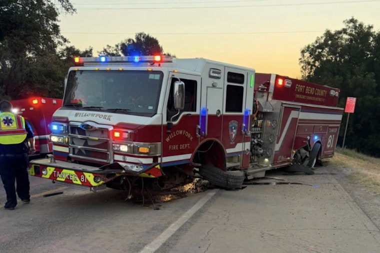 Katy Firefighters Hurt in Head-On Crash While Battling North Texas Ross Fire