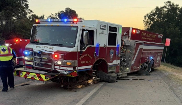 Katy Firefighters Hurt in Head-On Crash While Battling North Texas Ross Fire