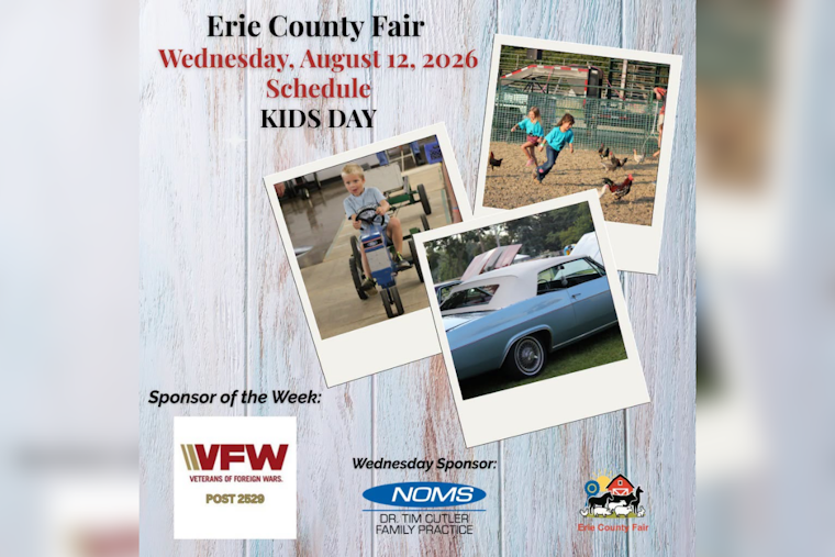 Kids Day Packs The Erie County Fair With Free ID Cards, Pedal Pulls And Pigs