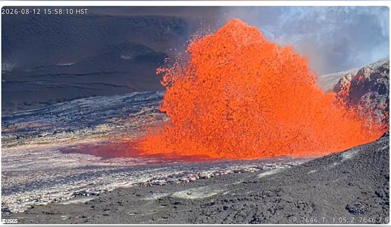 Kilauea's Episode 53 Erupts, Sending Vog Toward Big Island Communities