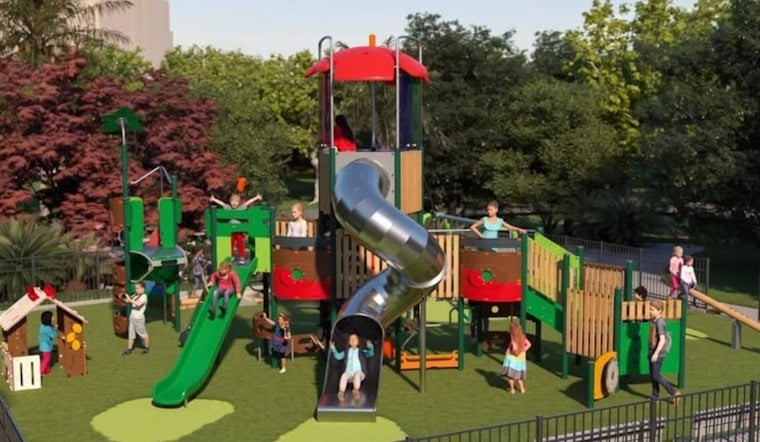 Koshland Park Playground Gets Final Design, Climbing Tower and Sand Pit Coming