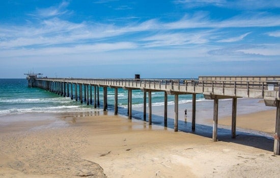La Jolla Crowds Return for 'Scrippshenge' as Sun Splits Historic Pier's Pillars