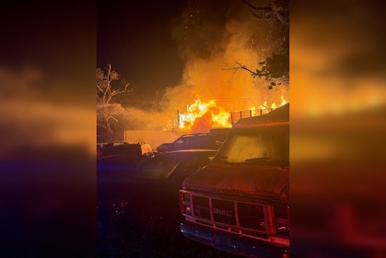 La Vergne Auto Shop Fire Shuts Old Nashville Highway Before Dawn