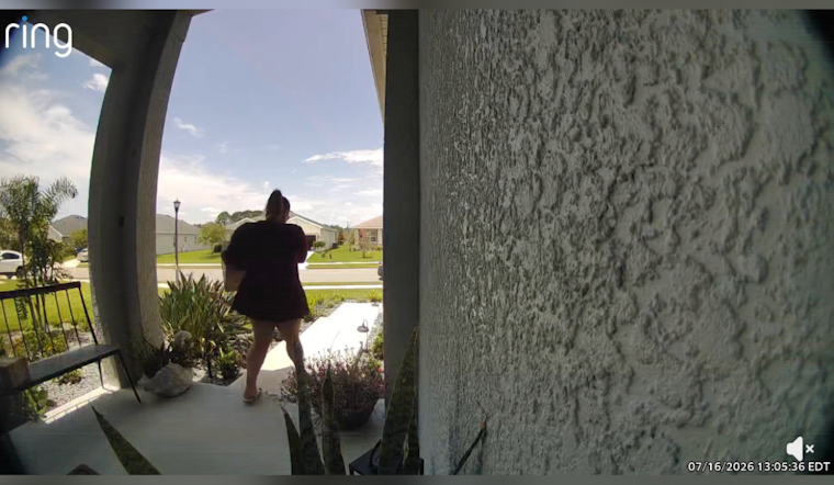 Lakeland Cops Hunt Red-Dress Porch Pirate Who Swiped Amazon Packages