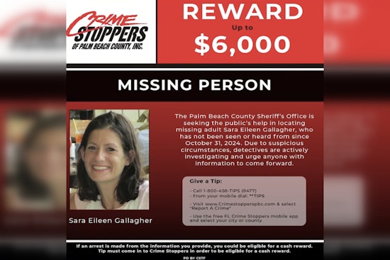 Lantana Woman Missing Since 2024 — Sheriff Boosts Reward to $6,000 for Tips