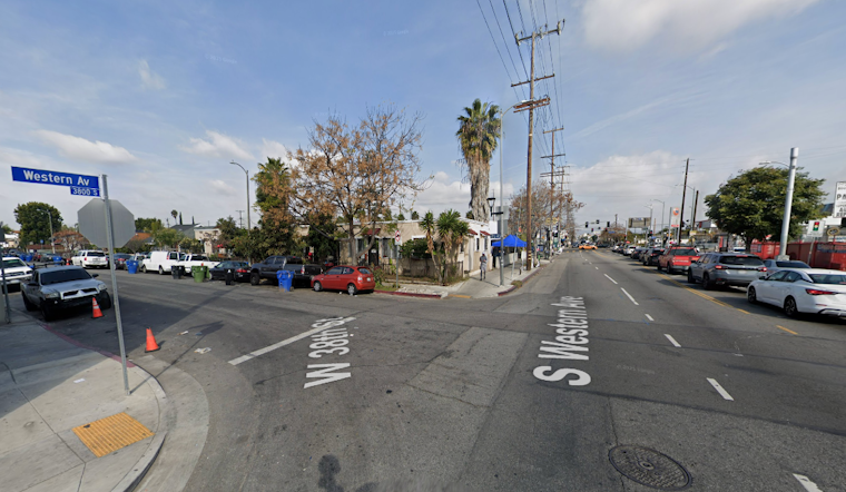 LAPD Pursuit From Vernon Ave Sideshow Ends in Crash Near Exposition Park, Three Flee