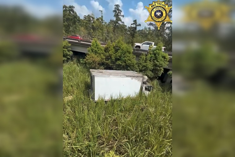 LaPlace Box Truck Driver Rappelled to Safety After Flipping Off I-10 Bridge