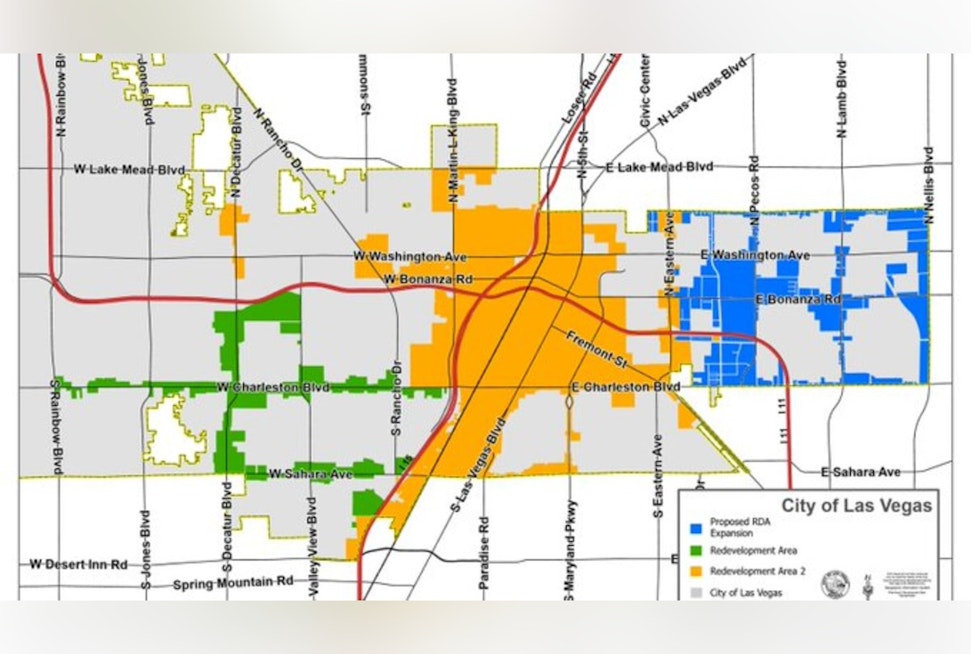 Las Vegas Council Adopts 1,350-Acre Redevelopment Zone for East Side's Ward 3