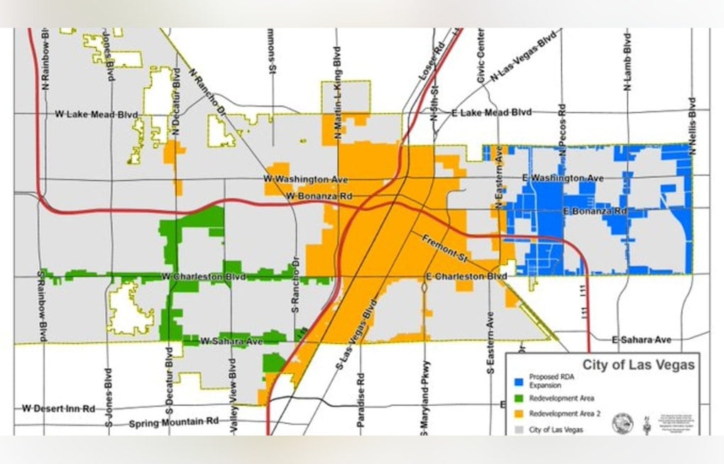 Las Vegas Council Adopts 1,350-Acre Redevelopment Zone for East Side's Ward 3