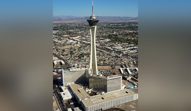 Las Vegas First Responders Climb 110 Flights At The STRAT For 9/11's 25th Year