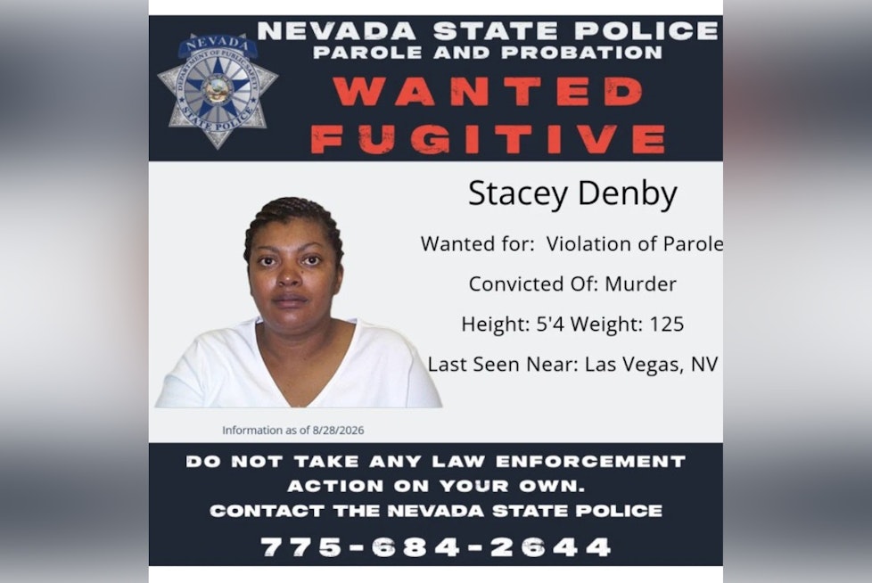 Las Vegas Manhunt Widens for Convicted Killer Stacey Denby, Parole Violator