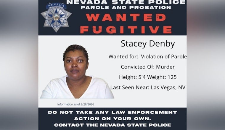 Las Vegas Manhunt Widens for Convicted Killer Stacey Denby, Parole Violator