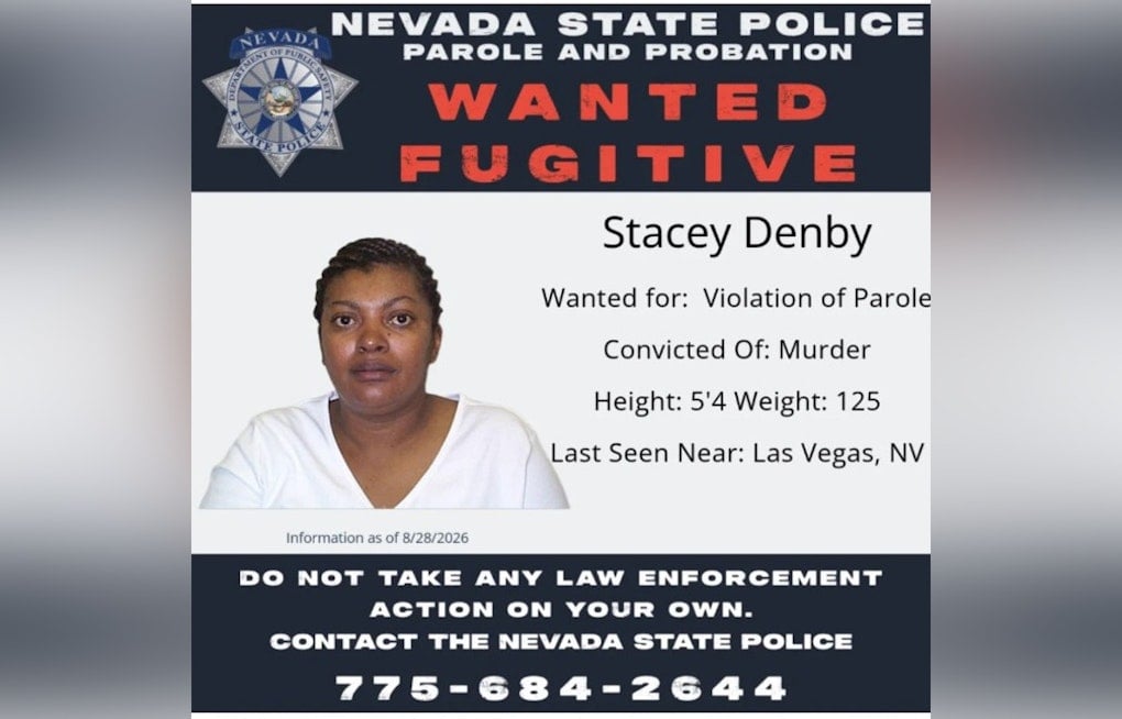 Las Vegas Manhunt Widens for Convicted Killer Stacey Denby, Parole Violator