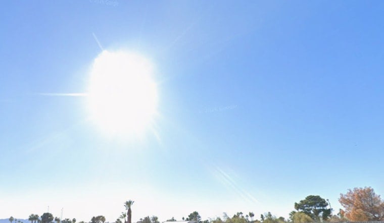Las Vegas Sizzles at 110 Degrees as Monsoon Storm Threat Looms