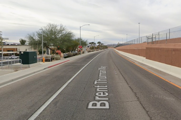 Las Vegas Woman Dies After SUV Slams Barrier on Brent Thurman Way
