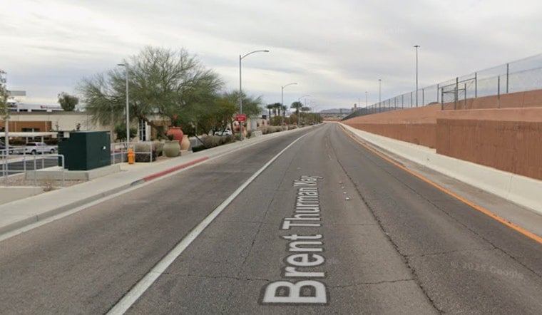 Las Vegas Woman Dies After SUV Slams Barrier on Brent Thurman Way
