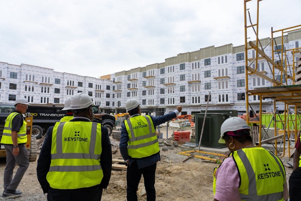 Lawrence Officials Tour $80M Benjamin Project as Fort Ben Nears Fall Opening