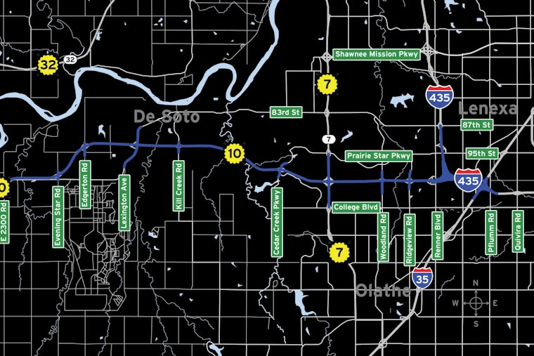 Lenexa-Olathe Interchange Advances as $16M Grant Speeds Up K-10 Overhaul