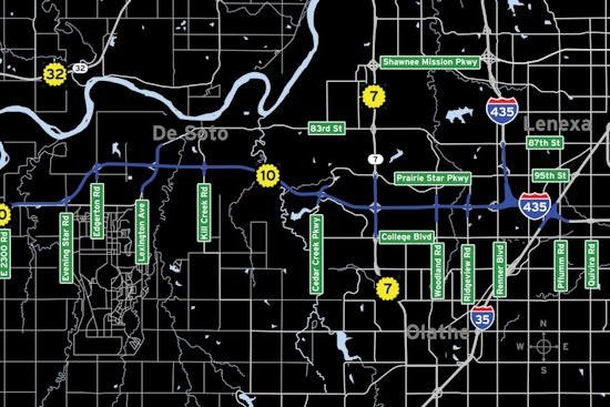 Lenexa-Olathe Interchange Advances as $16M Grant Speeds Up K-10 Overhaul