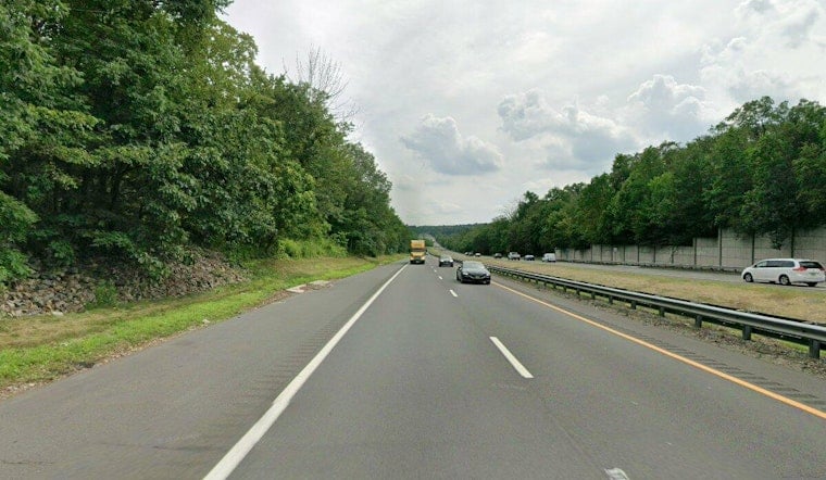 Lincoln Continental Overturns After Hitting Parked Rig on I-287 in Mahwah