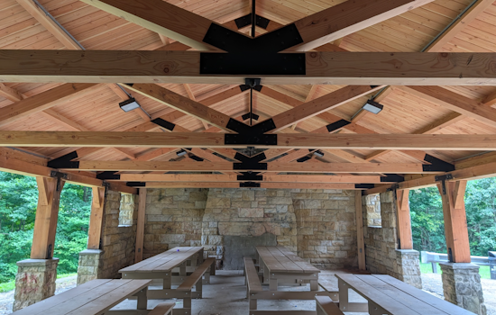 Lincoln Place's 1939 McBride Park Shelter Reopens After Years of Decay