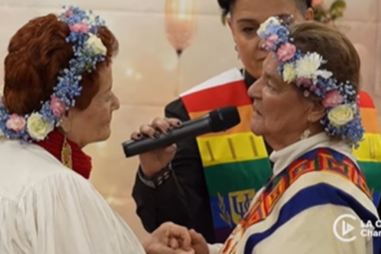 Long Beach Seniors, 83 and 80, Fall in Love at LGBTQ Center, Hold Ceremony