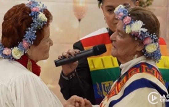 Long Beach Seniors, 83 and 80, Fall in Love at LGBTQ Center, Hold Ceremony
