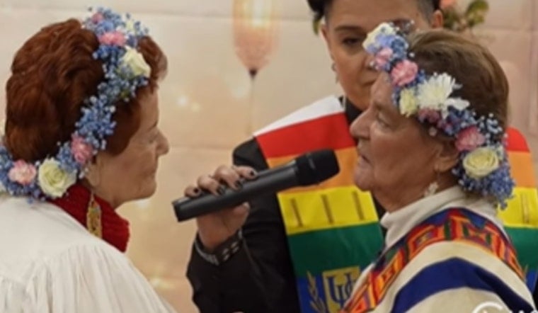 Long Beach Seniors, 83 and 80, Fall in Love at LGBTQ Center, Hold Ceremony