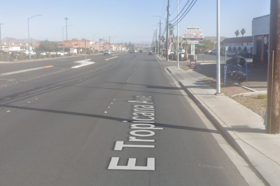 LVMPD Cop Hurt in East Tropicana Shooting as Massive Police Response Locks Down Area