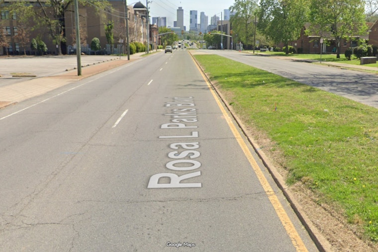 Man in His 50s Struck Crossing Rosa Parks Boulevard, Wife Says Injuries Serious
