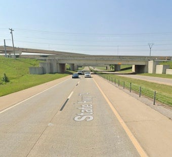 Man Killed as Car Slams Into Memorial Road Bridge, Bursts Into Flames in NW OKC