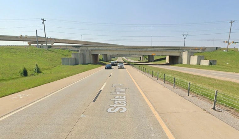 Man Killed as Car Slams Into Memorial Road Bridge, Bursts Into Flames in NW OKC