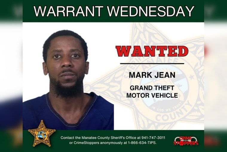 Manatee County Deputies Hunt Mark Jean In Latest Warrant Wednesday Case