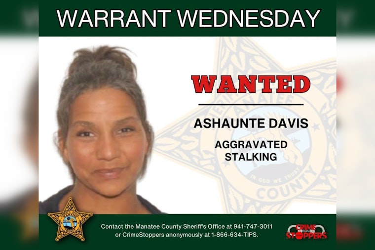 Manatee Sheriff Hunts Ashaunte Davis, Wanted On Felony Stalking Charge