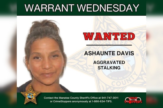 Manatee Sheriff Hunts Ashaunte Davis, Wanted On Felony Stalking Charge
