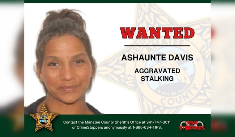 Manatee Sheriff Hunts Ashaunte Davis, Wanted On Felony Stalking Charge