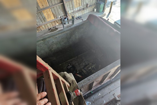 Mandeville Worker Trapped In Waste Trailer, Rescue Team Frees Him