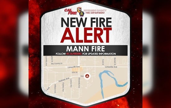 Mann Fire Erupts in Jurupa Valley as Crews Battle 10-Acre Blaze in Heavy Fuels