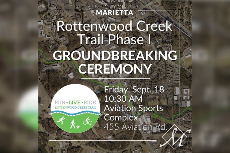 Marietta Breaks Ground on $17M Trail Linking Kennesaw Mountain to the Chattahoochee
