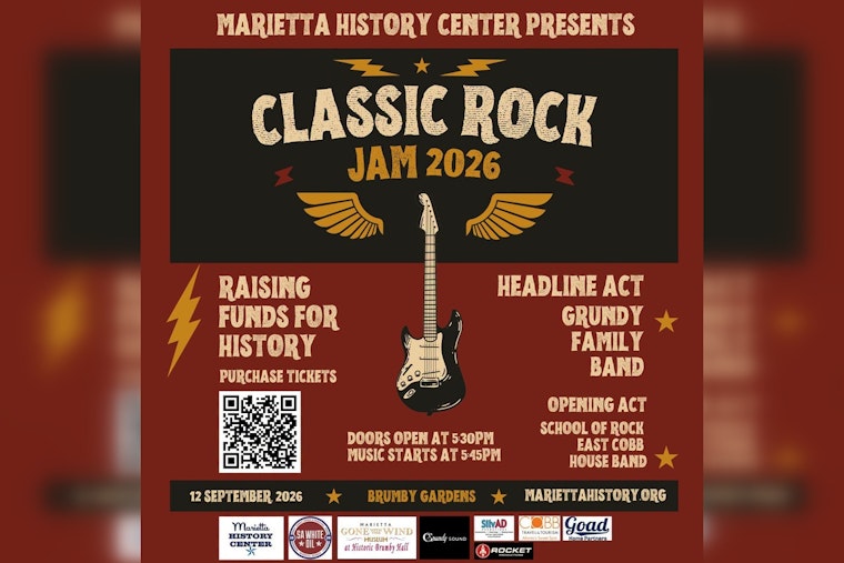 Marietta History Center Brings Classic Rock Jam Back to Brumby Hall Gardens