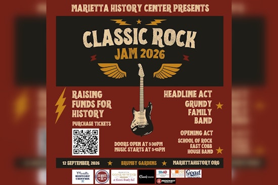 Marietta History Center Brings Classic Rock Jam Back to Brumby Hall Gardens
