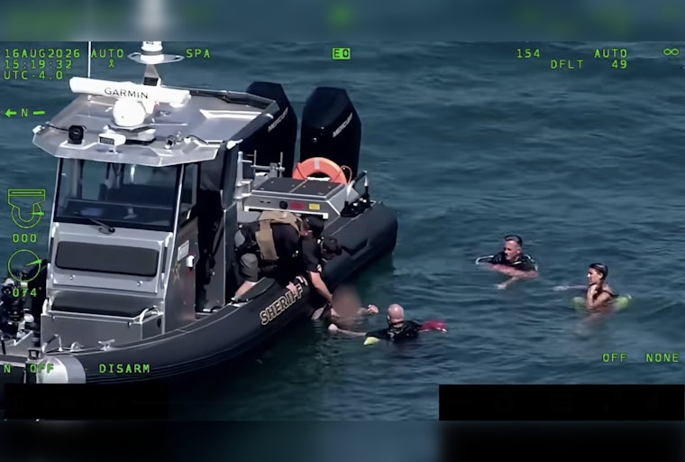 Martin County Deputies Pull Distraught Man From Ocean Before He Could Swim Away