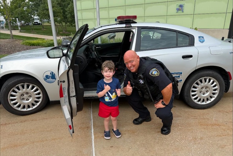 Maryland Heights Officer Swears In Young Patient as Junior Cop at Pediatric Hospital