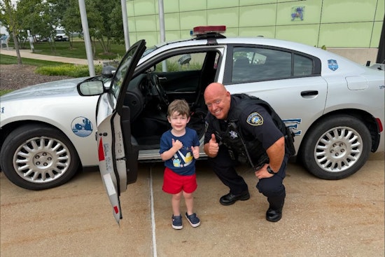 Maryland Heights Officer Swears In Young Patient as Junior Cop at Pediatric Hospital