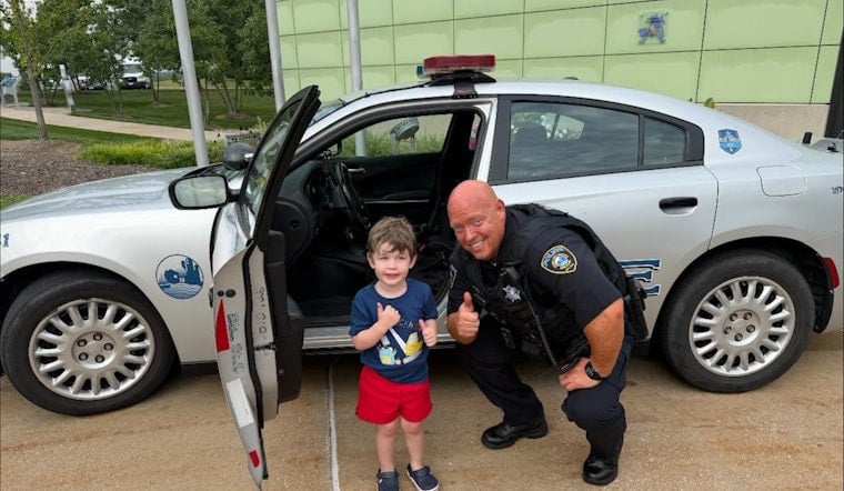 Maryland Heights Officer Swears In Young Patient as Junior Cop at Pediatric Hospital