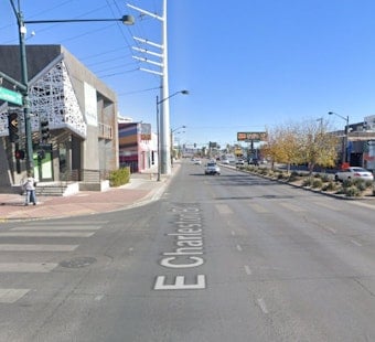 Mercedes Suddenly Lurches Forward, Traps Florida Man In Vegas Arts District Crash